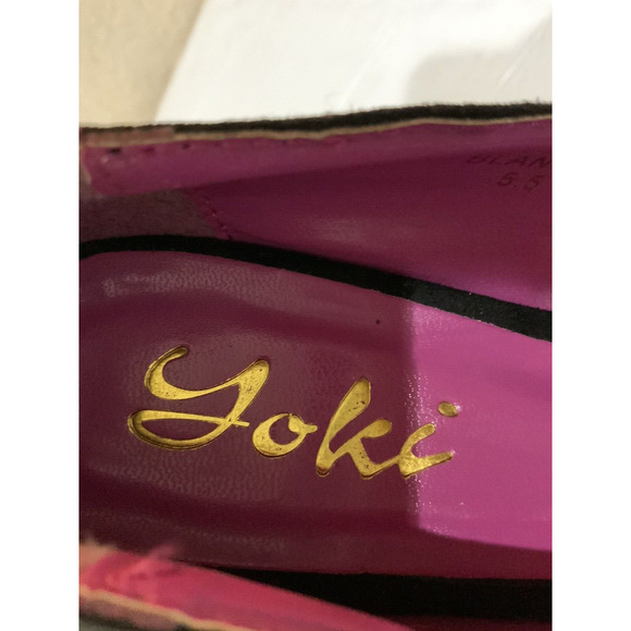 Yoki Shoes Women's Size 5.5 Closed Toe Wedge Pump Platform Slip On High Heel - Picture 8 of 9